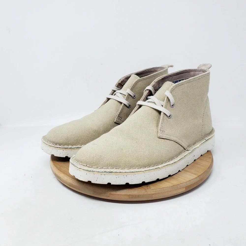 Clarks Originals Desert Boots Womens 8 Aerial Canvas Extra‎ Light Ankle Shoes